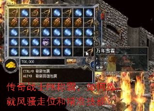 ����սʿPK�ưԣ�������ͷ�ɧ��λ�;�׼���ܣ�