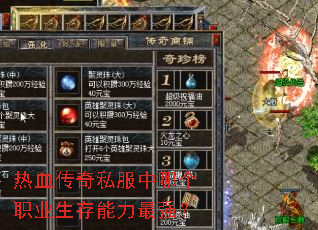 ��Ѫ����˽�����ĸ�ְҵ����������ǿ��