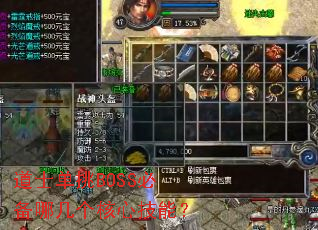 ��ʿ����BOSS�ر��ļ������ļ��ܣ�