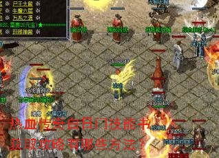 热血传奇白日门技能书获取攻略有哪些方法? 热血传奇白日门技能书获取攻略有哪些方法?