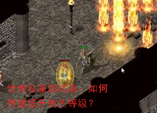 传奇私服测试表:如何快速提升角色等级? 传奇私服测试表:如何快速提升角色等级?