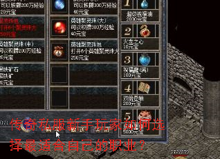 ����˽������������ѡ�����ʺ��Լ���ְҵ��