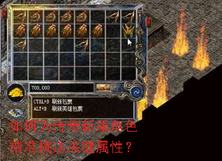 如何为传奇新服角色精准挑选关键属性? 如何为传奇新服角色精准挑选关键属性?