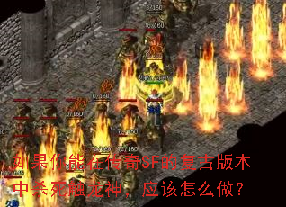 如果你能在传奇SF的复古版本中杀死触龙神,应该怎么做? 如果你能在传奇SF的复古版本中杀死触龙神,应该怎么做?