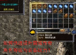 如何快速提升霸域传奇角色等级与装备战力? 如何快速提升霸域传奇角色等级与装备战力?