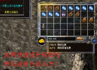 如何快速提升横版传奇私服角色战斗力? 如何快速提升横版传奇私服角色战斗力?