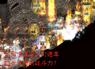如何快速提升刀速单职业传奇的战斗力? 如何快速提升刀速单职业传奇的战斗力?