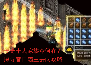 传奇十大家族今何在?探寻昔日霸主去向攻略 传奇十大家族今何在?探寻昔日霸主去向攻略