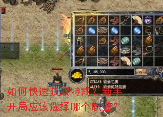 如何快速获取特戒?新手开局应该选择哪个职业? 如何快速获取特戒?新手开局应该选择哪个职业?