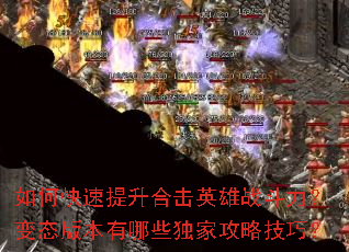 如何快速提升合击英雄战斗力?变态版本有哪些独家攻略技巧? 如何快速提升合击英雄战斗力?变态版本有哪些独家攻略技巧?