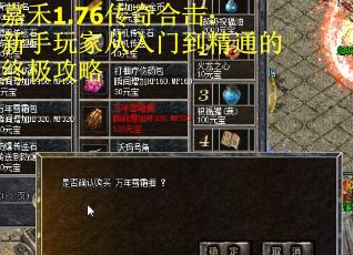 嘉禾1.76传奇合击：新手玩家从入门到精通的终极攻略